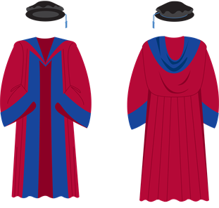 91 Doctorate gown