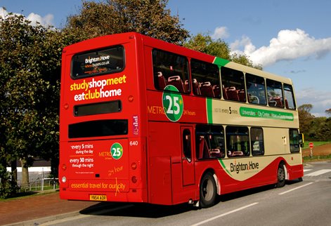 91 and Hove bus